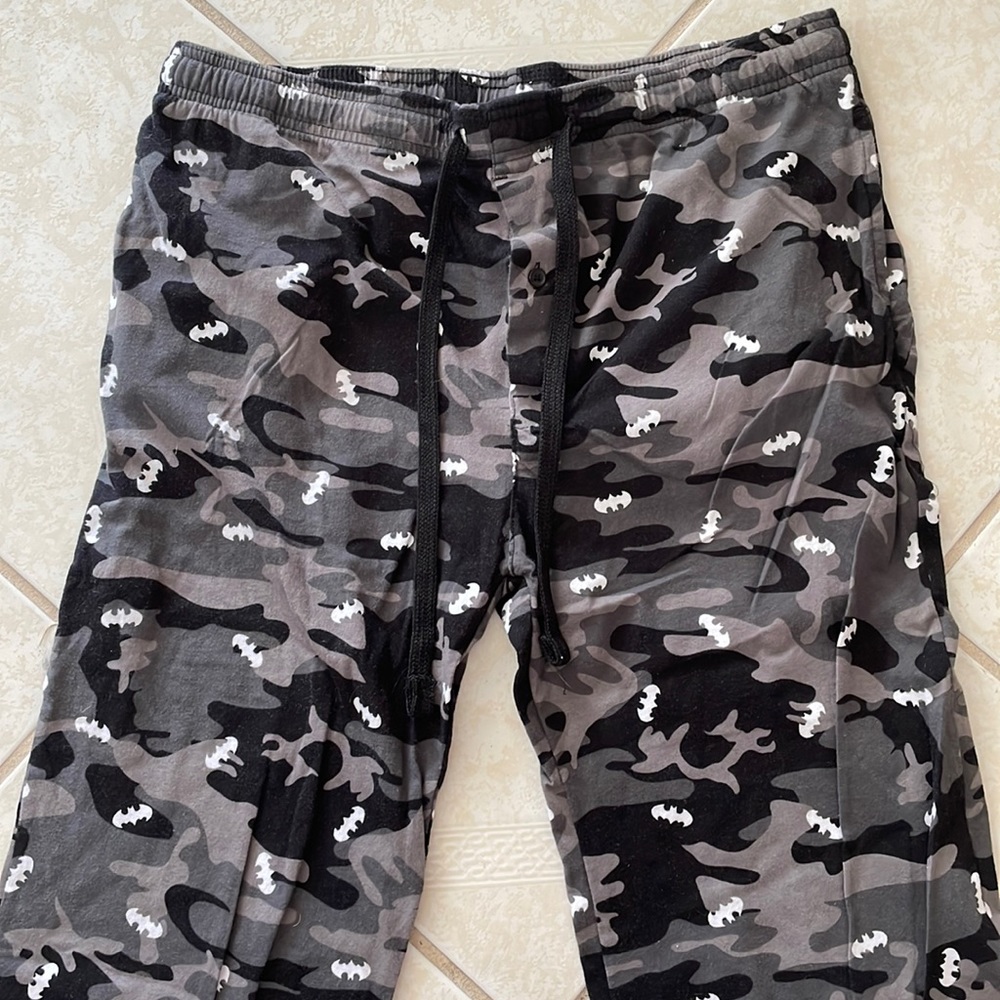 Batman Pants with Pockets and Drawstring Size XL
